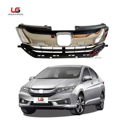 China High Quality Car Plastic Chrome Front Grille Silver Gray Brand For Honda City 2015 2016 2017 OEM 71121-T9A-T00 for sale