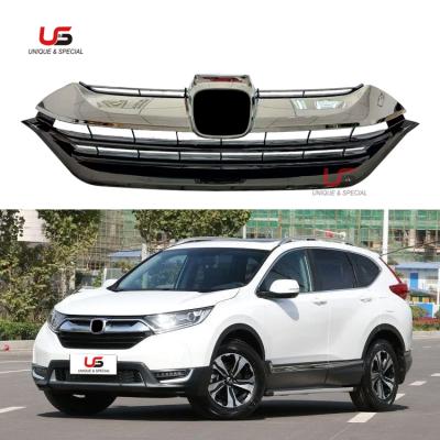 China High Quality Car Plastic Chrome Front Grille For 2017 2018 2019 Honda CRV Front Bumper Grill Top OEM 71121-TLY-H01 for sale