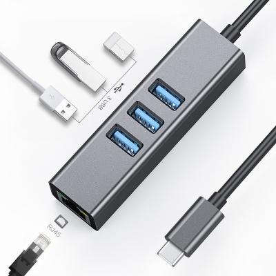 China Low Price Shell Aluminum Alloy Type C To Type Usb C To Usb C /Usb Usb3.1 4k Hub 4port for sale