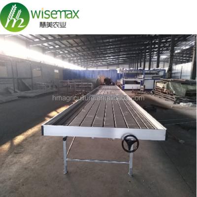 China Clear Drain Hydroponics Float Greenhouse Flow Rolling Bench For Sale for sale