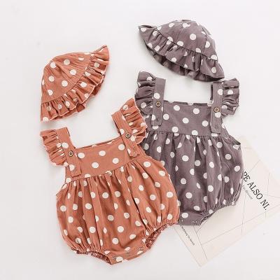 China Comfotable Low Price Hot Fashion Lovely Summer Wholesale Newborn Baby Rompers for sale