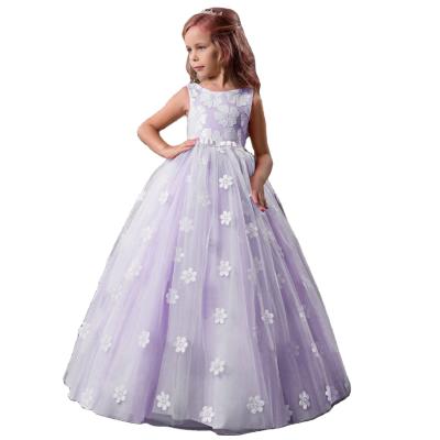 China High Quality Baby Girl Princess Design Party Dress Lace Washable Fashion Children's Dresses for sale