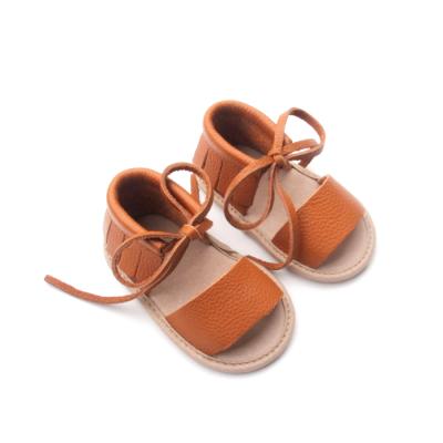 China 2017 baby sandals 2017 summer baby shoes boys single shoes leather trim baby sandals for sale