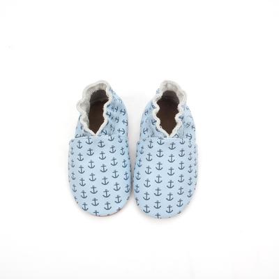 China Logo Baby Shoes High Quality Custom Made Flat For Girls Design Baby Soft Leather Shoes For Indoor for sale