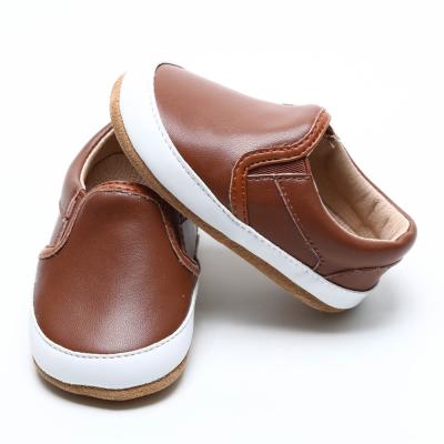 China MOQ Lightweight Non-slip Handmade Fancy Breathable Lovely Little Leather Baby Shoes for sale