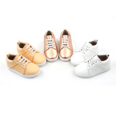 China Custom Color Sports Baby Shoes Toddler Sports Kids Genuine Leather Casual Shoes for sale