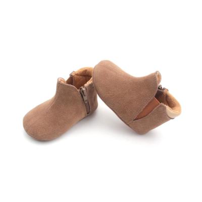 China Wholesale Baby Leather Boots Winter Toddler Shoes Soft Sole Baby Leather Boots for sale