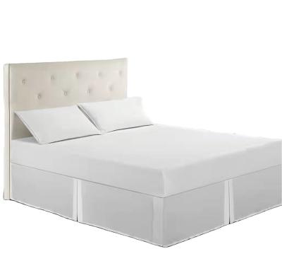 China Hotel Home Cotton White Color Bed Skirt For Sale for sale