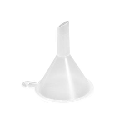 China Professional Hot Selling Non-refillable Single Design Gauge Mini Funnel Clear PP Plastic Heavy Size for sale