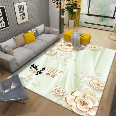 China Diamond Velvet Carpet Living Room Washable Can Be Coffee Table Cover Bedroom Bedside Carpet Study Customized Rugs for sale