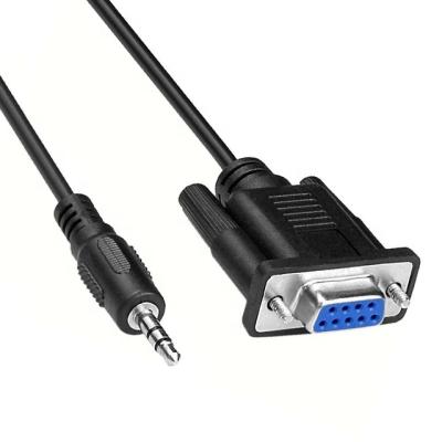 China Projector RS232 DB9 PIN Female to Stereo 3.5MM TRS Male Cable for sale