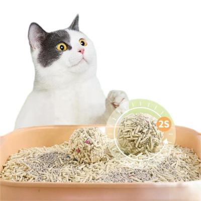 China PET DIARY Factory Direct Selling Cat Litter Tofu Clumping Bentonite Clay Cat Litter Sand for sale