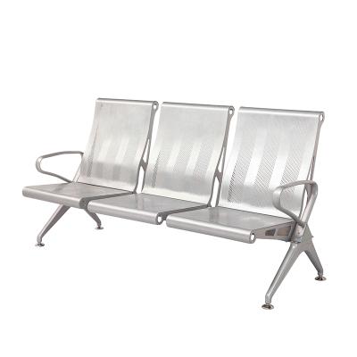 China Modern High Back Chair 3 Seat Metal Lounge Waiting Benches For Hospital for sale