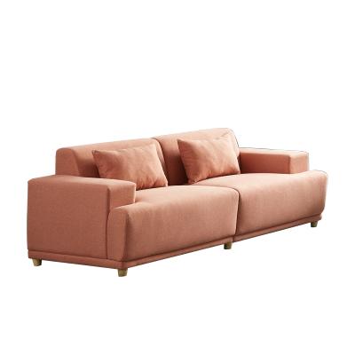 China Office Furniture Modular Pink Sofa Set 1 2 3 Seater Modern Fabric Sofa For Executive Living Room Waiting Room for sale