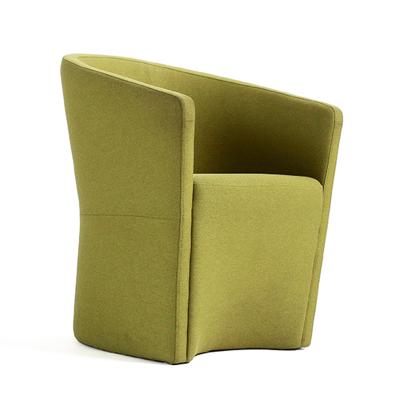 China Modern Designer Revolving Armchair For Dining And Living Room Furniture Fabric Leisure Chair for sale