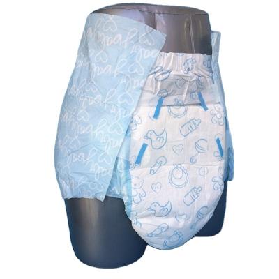 China Disposable Adult Plain Weave ABDL Diaper Pants for sale