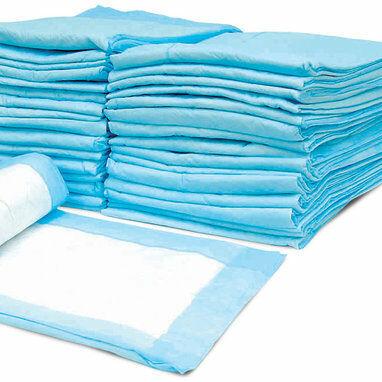 China Soulucid Incontinence Plain Weave Adult Bed Under Pads 60x90pe Film Under Pad Nonwoven Underpad for sale