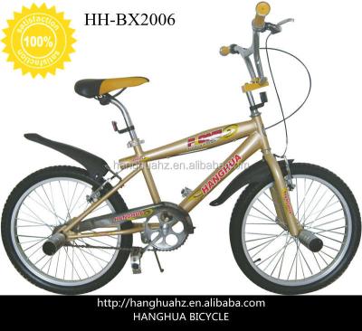 China Original HH-BX2006 street gold color bmx bike with cheap price from china bicycle factory for sale