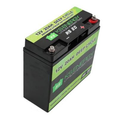 China Energy storage 12V 20Ah deep cycle lifepo4 lithium ion battery for sale