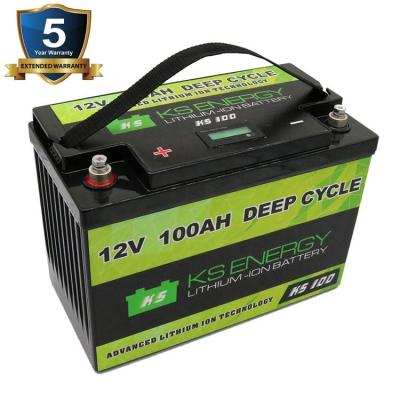 China Machine- rechargeable deep cycle 12v 100ah lifepo4 battery pack for sale