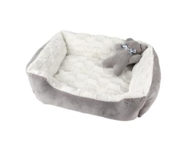 China Wholesale Custom Cashmere Low Price Comfortable And Warm Travel In Winter Round Sofa Fleece Pet Bed for sale