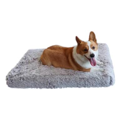 China Wholesale Custom Size Travel Plus Velvet Thickening Warm And Comfortable In Winter Dog Cat Pet Mat Bed for sale