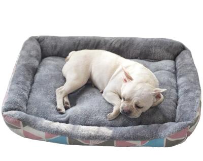 China Travel Custom Thickened Small Dog Medium Large Dog Kennel Mat Winter Multifunctional Washable Pet Couch Bed for sale