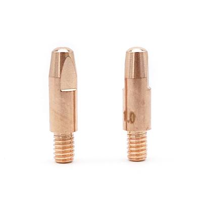 China MIG Torch Welding Consumables Copper Contact Tip 15AK Contact Welding Tip for sale