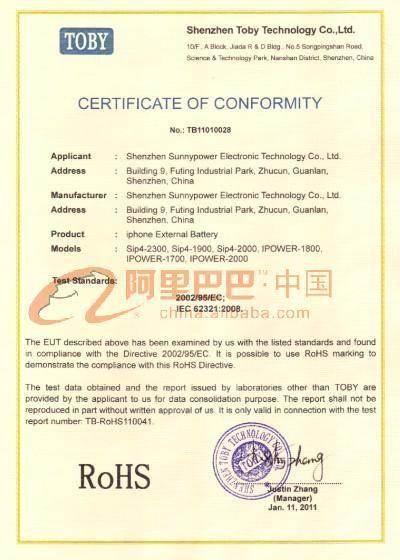 RoHs - HYT ELECTRONIC TECHNOLOGY CO.,LIMITED