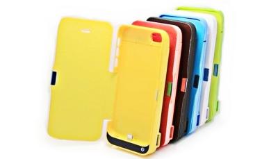 China Iphone 5C External Battery Case Rechargeable Li-poly Battery Pack for sale