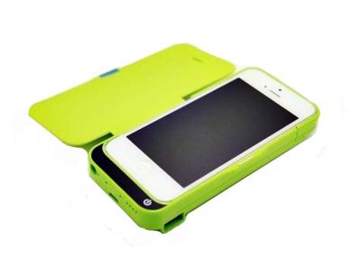 China DC 5V Iphone Charging Case , Iphone 5C External Battery Case Wireless Charging Back Cover for sale