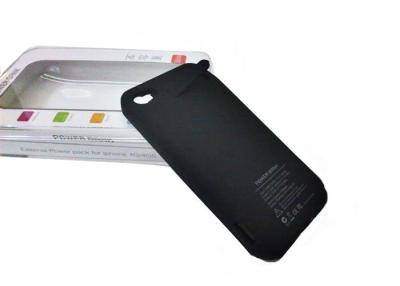 China External Battery Charger Case Iphone 4S Backup Battery Lithium-polymer FCC / ROHS for sale