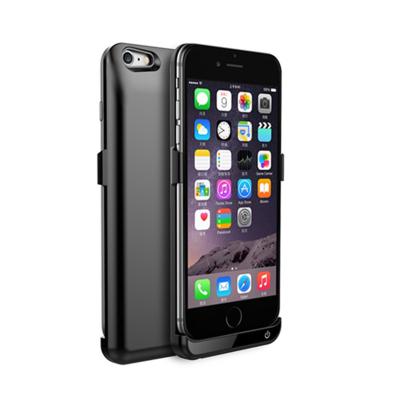 China Classic Black Iphone 6 Plus Phone Battery Case With 5800 mAh Keep Full Power for sale