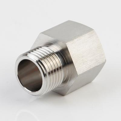 China Hose Lines Connect 3/8 1/4 NPT Stainless Steel Tube Unions Inoxidable Hose Swagelok Thread Male Connector Union Compression Fit Fitting for sale