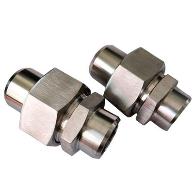 China Hose Lines Connect Stainless Steel Anti-Corrosion And High Temperature Resistance Ss304 Pneumatic Fitting For Airline Hose Push On Connector for sale