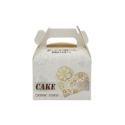 China Handmade custom logo carton food packaging cake/dessert/donut/cupcake/snack/pastry carton for sale