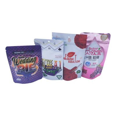 China Custom Printed Fence Food Grade Material Stand Up Pouch Colorful Candy Bags Candy Bag for sale