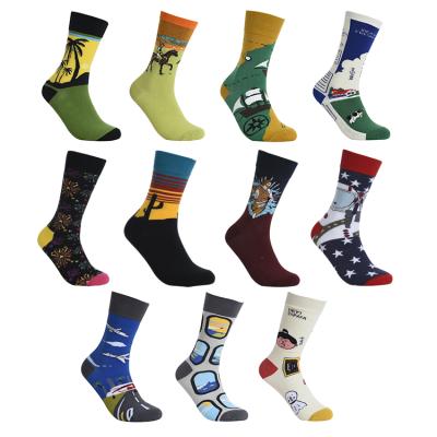 China Embroidery Antibacterial Breathable Mid-Calf Printing Jacquard Resistance Snagging Pattern Hot Pungent Non-slip Casual Sock for sale