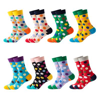 China Antibacterial China Make Your Own Design Cotton Black Funny Happy Men Tube Socks Wholesale Custom Compression Socks Dress Business Sock For Men for sale