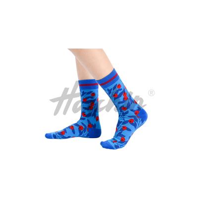 China Antibacterial British Street Wear Style Cotton Socks Mens Happy Autumn Winter Funny Socks for sale