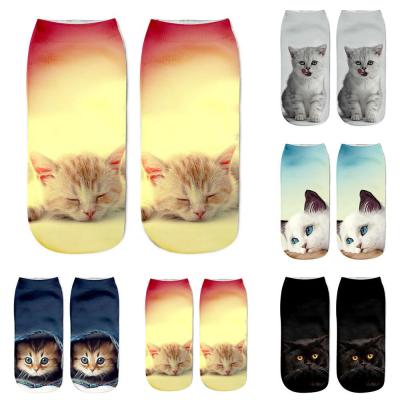 China 3D Antibacterial Print DIY Custom Design Cute Animal Funny Socks Pattern Photo Men/Women Socks Short Socks Drop Shipping Wholesalers for sale