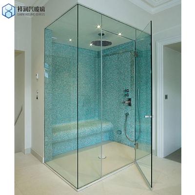 China Cabin Tempered Glass Door Shower Room Accessories Without Glass Rest Room Shower Healing for sale