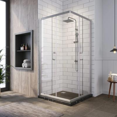 China Design Half Round Sliding Shower Door for Professional and Modern Shower Enclosure for sale