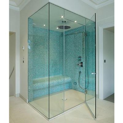 China Single Door Rectangle Shower Enclosure with Double Sliding Doors and Safety Glass for sale