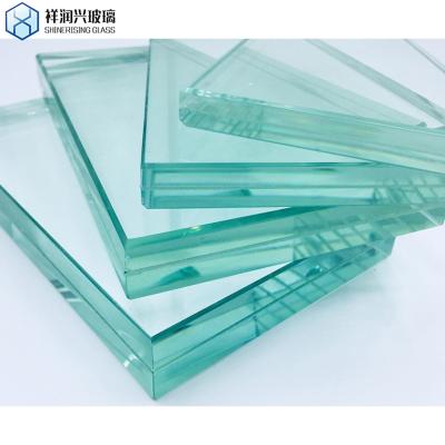 China Tempered Heat-Immersed Low Iron Windproof Laminated Glass with GB15763.2-2005 Standard for sale