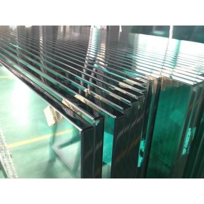 中国 平坦の温熱ガラス壁隔壁 10mm 12mm 完全温熱透明オフィス隔壁 販売のため