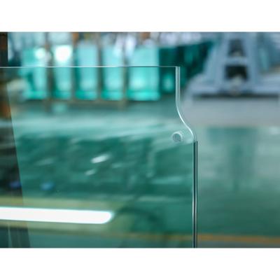 China Super-Tempered Glass 8mm 10mm 12mm Interior Balcony Door Glass Toughened Safety Glass Door for sale