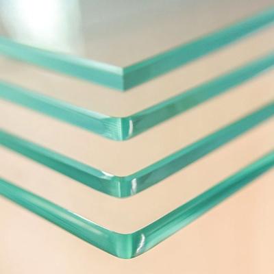 China 8MM Flat Tempered Glass 3mm-17mm Shower Glass Cabinet Customized Clear and Colored Toughened Glass Greenhouse Safety Glass for sale