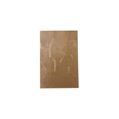 China 4mm and 5mm Bronze Karatachi Pattern Glass with Solid Structure in Ready Inventory for sale