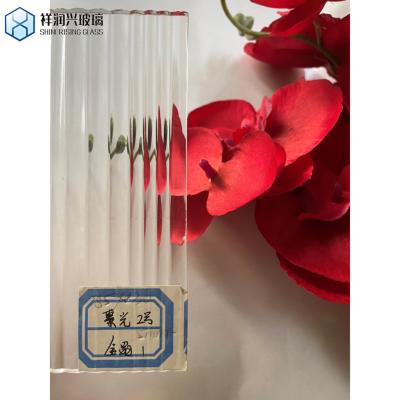 China Clear Nashiji Figured Glass for Decorative Made in Customized Option for sale